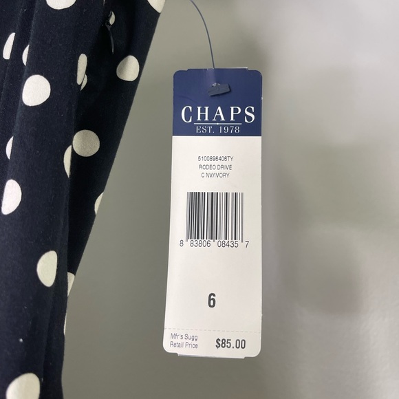 NWT Chaps Rodeo Drive Dress - Picture 4 of 16